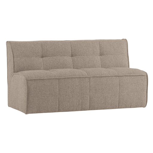 vtwonen Eetkamerbank Cluster Bouclé, 164cm - Khaki bruin - ThatLyfeStyle