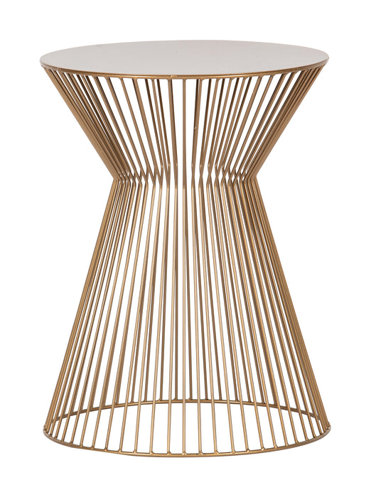 WOOOD Bijzettafel Suus 35cm - Goud - Rond