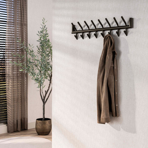 LifestyleFurn Kapstok Letica Met 2x 8 haken - Drift Brown - ThatLyfeStyle