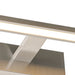 Wandlamp staal 62 cm LED IP44 - Jerre