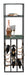 Dutchbone Wijnkast Mil Groen marmer, 125.5 x 36cm