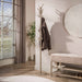 LifestyleFurn Staande Kapstok Charlesetta Metaal - Beige