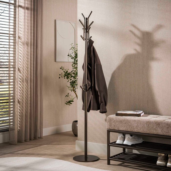 LifestyleFurn Kapstok Karalynn 173cm hoog - Brons
