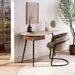 LifestyleFurn Bureau/Kaptafel Jaems Travertin- en eikenlook, 127 x 62cm - Beige