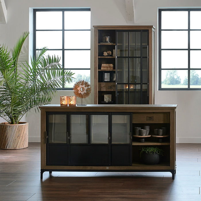 Rivièra Maison Dressoir The Hoxton 175cm - Zwart