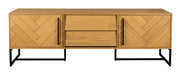 Dutchbone TV-meubel Class Eikenhout, 180cm - Naturel