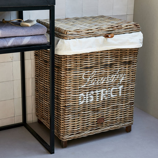 Rivièra Maison Wasmand Laundry District Rattan - Natural - ThatLyfeStyle