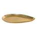 QUVIO Gouden dienblad - Decoratieve tray - Aluminium - Goud