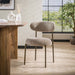 LifestyleFurn Eetkamerstoel Lawson Cargo stof - Zand/Bruin