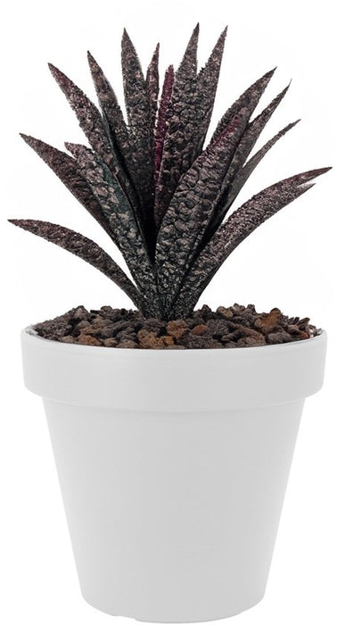 Pro Garden Plantenpot/bloempot - kunststof - wit - D60 x H55 - ThatLyfeStyle
