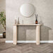 LifestyleFurn Sidetable/Kaptafel Laycie Travertinlook, 120cm - Keramiek travertine