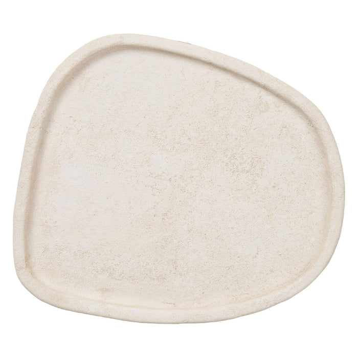 Nest of Nora Dienblad rechthoekig 35x30 cm - Cement - Beige