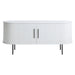 Nest of Nora TV meubel Nova - 120 cm breed - Met schuifdeuren - Eikenfineer - Wit