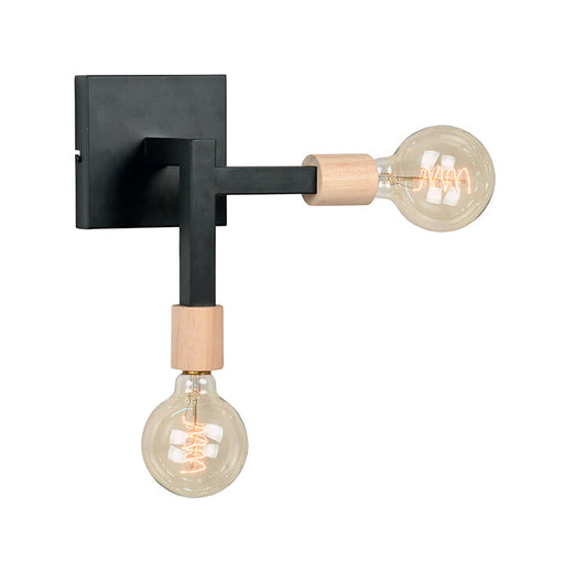 LABEL51 Wandlamp Loco, Metaal - Zwart - ThatLyfeStyle