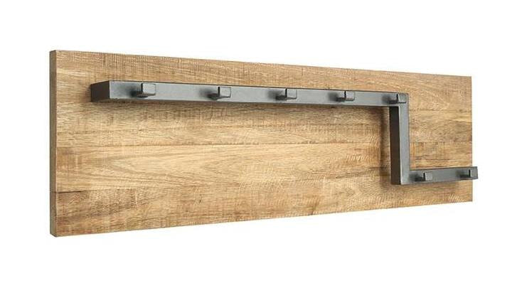 LABEL51 Kapstok Road, Mangohout, 90 x 25 x 13cm - Burned Steel