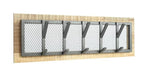 LABEL51 Kapstok Crude, Mangohout, 90 x 30 x 11cm - Burned Steel