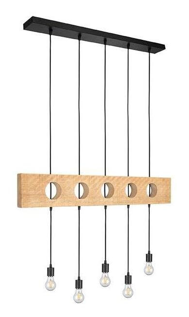 LABEL51 Hanglamp Timber, Mangohout, 145cm - Rough