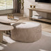 LifestyleFurn Poef Cagney Driehoekig, Cargo stof - Zand