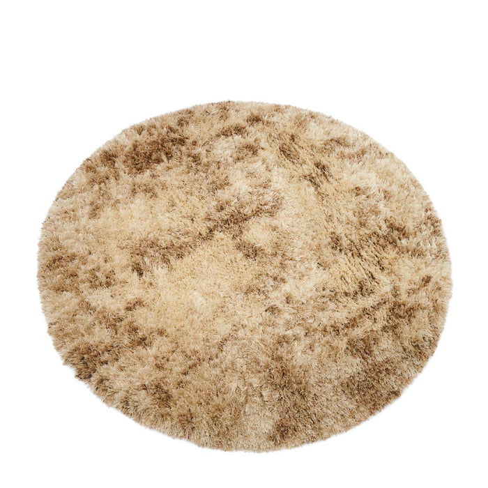 Rivièra Maison Rond Vloerkleed Mesa Vita Ø200cm - Bruin