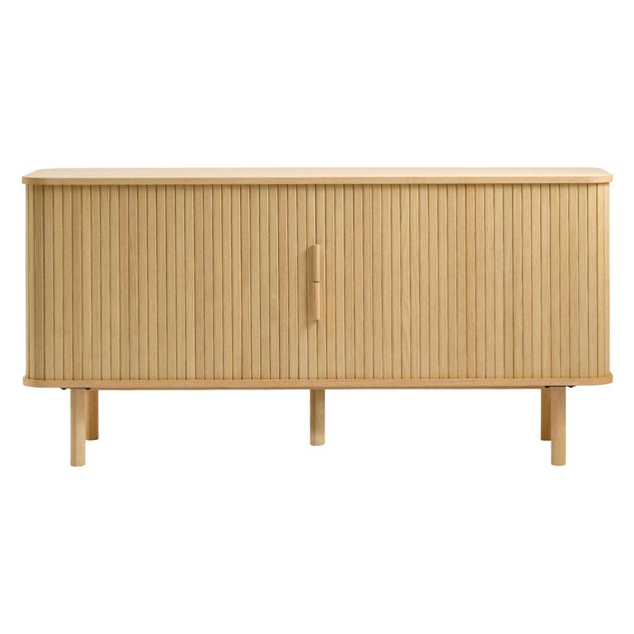 Nest of Nora Dressoir Tara - 160 cm breed met schuifdeuren - Eikenhout fineer - Naturel