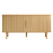 Nest of Nora Dressoir Tara - 160 cm breed met schuifdeuren - Eikenhout fineer - Naturel