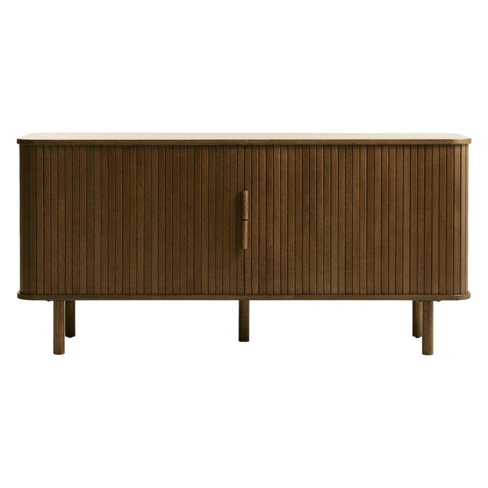 Nest of Nora Dressoir Tara - 160 cm breed met schuifdeuren - Eikenhout fineer - Bruin