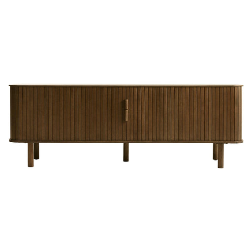 Nest of Nora TV-meubel Tara - 160 cm breed met schuifdeuren - Eikenhout fineer - Bruin