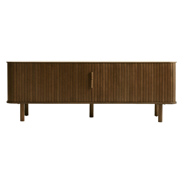 Nest of Nora TV-meubel Tara - 160 cm breed met schuifdeuren - Eikenhout fineer - Bruin