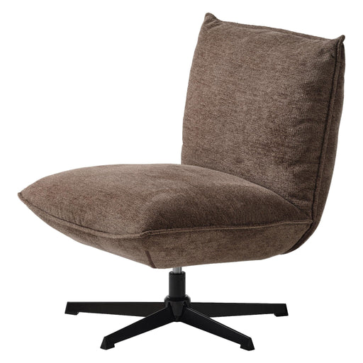 Nest of Nora Draaifauteuil Envik - Chenille - Chocoladebruin