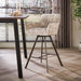 LifestyleFurn Draaibare Barstoel Thandie Alura stof - Zand/Bruin (zithoogte 69cm)