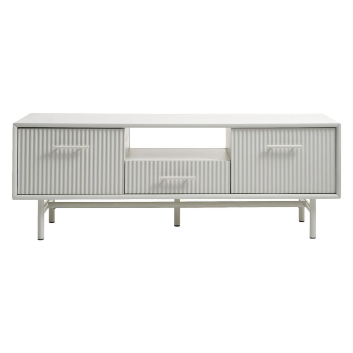 Nest of Nora TV meubel Lona - 140 cm - Houten lowboard Scandinavisch met deuren en lade - Greige