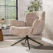 LifestyleFurn Draauifauteuil Laisa Chenille - Zand/Bruin