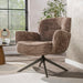 LifestyleFurn Draauifauteuil Laisa Chenille - Champagne/Bruin