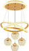 4 Bollen Hanglamp - Luxe Hanglamp Woonkamer - Goud - ThatLyfeStyle