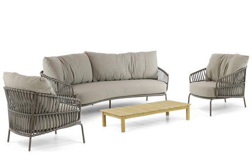 4 Seasons Outdoor Capalbio/Sentis 145 cm stoel-bank loungeset 4-delig