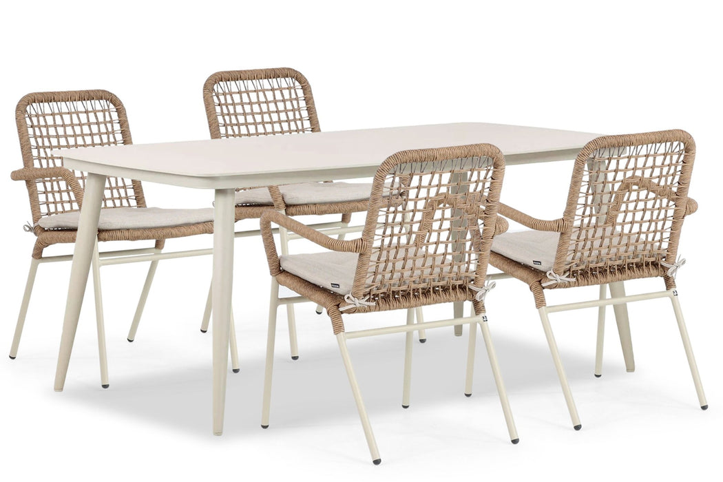 Lifestyle Catalone/Vienna 180 cm dining tuinset 5-delig - 22837
