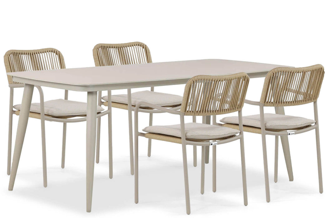 Coco Penya/Vienna 180 cm dining tuinset 5-delig