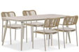 Coco Penya/Vienna 180 cm dining tuinset 5-delig