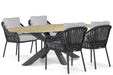 Coco Puerto/Brookline 200 cm dining tuinset 5-delig