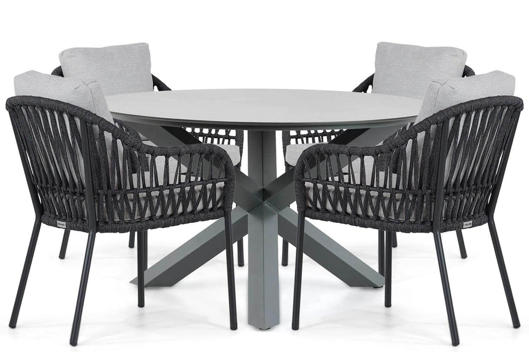 Coco Puerto/Orino 130 cm dining tuinset 5-delig