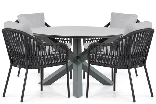 Coco Puerto/Orino 130 cm dining tuinset 5-delig