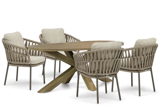 Coco Viento/Boston 200x110 cm dining tuinset 5-delig