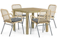 De Laan Catalone/Weston 90 cm dining tuinset 5-delig - 24554