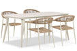 Lifestyle Granada/Vienna 180 cm dining tuinset 5-delig - 22825