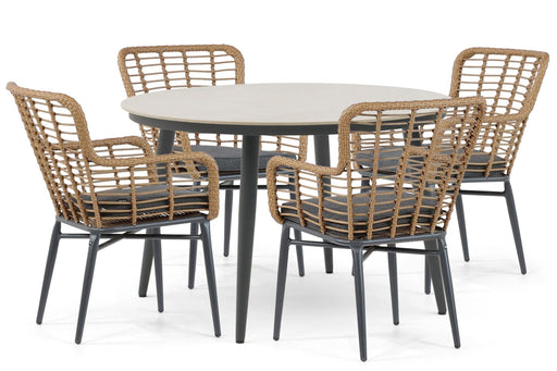 Lifestyle Toledo/Vienna 120 cm dining tuinset 5-delig - 22827