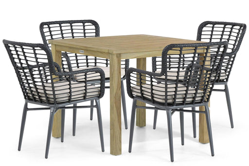 De Laan Toledo/Weston 90 cm dining tuinset 5-delig - 24545