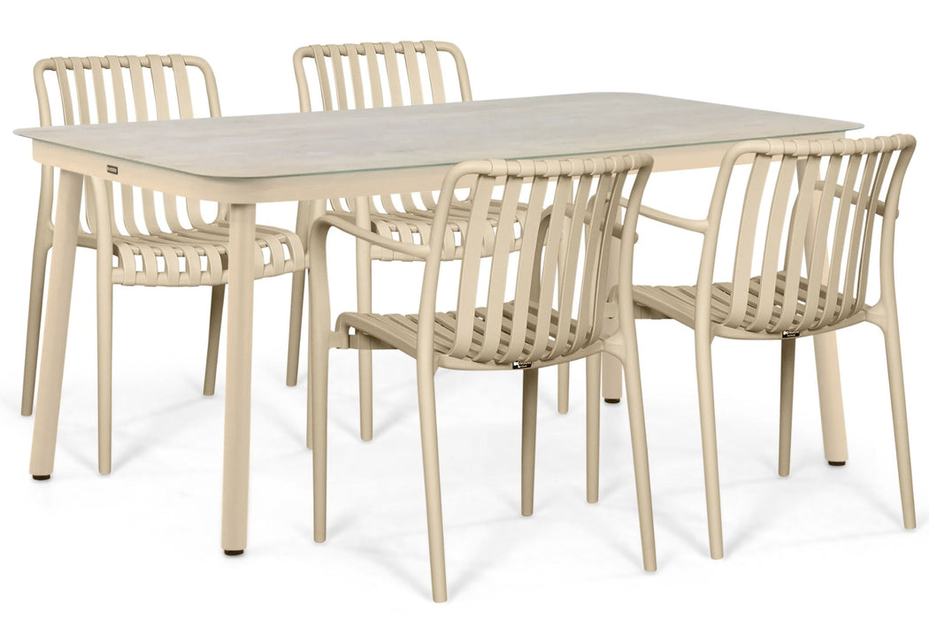 Domani Alba/Tavano 160x90 cm dining tuinset 5-delig - 26312