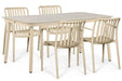 Domani Alba/Tavano 160x90 cm dining tuinset 5-delig - 26312