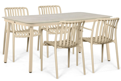 Domani Alba/Tavano 160x90 cm dining tuinset 5-delig - 26312