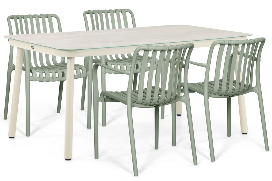 Domani Alba/Tavano 160x90 cm dining tuinset 5-delig - 26347
